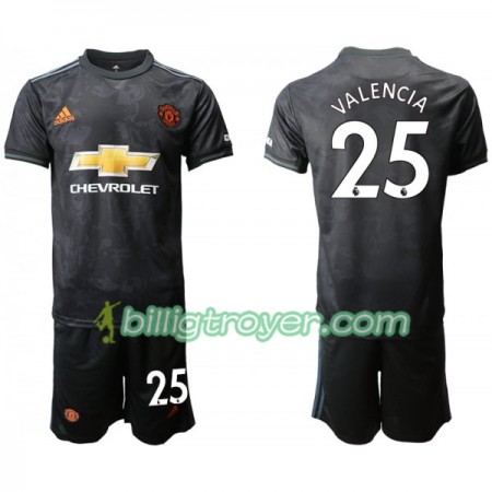 Billige Fotballdrakter Manchester United VALENCIA 25 Barn Tredjedraktsett 2019/20 Kortermet